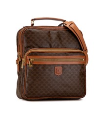 Pre-Loved by Azura Reborn - Pre-Loved celine Stylish Patterned Leather Shoulder Bag with Adjustable Strap and Handles