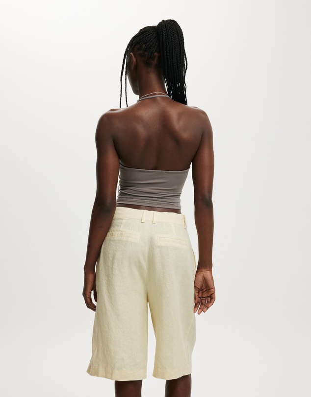 Cotton On - Luxe Linen Bermuda Shorts