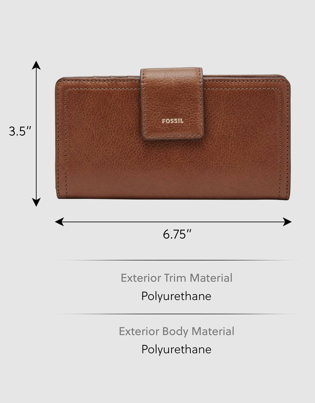 Fossil - Logan Brown Tab Clutch