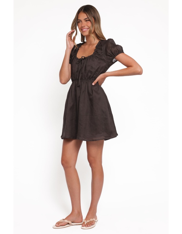 Petal & Pup - Arista Mini Dress - Espresso
