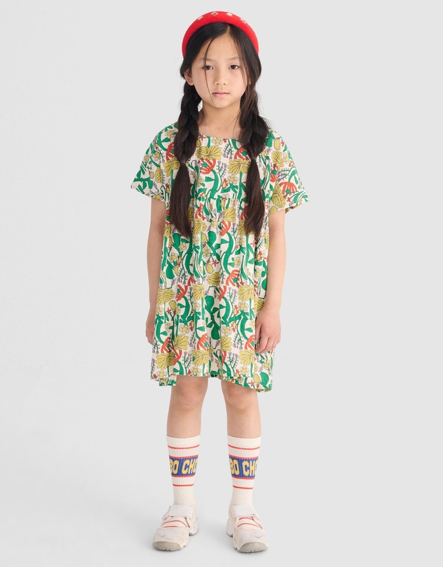 Bobo Choses - Colour Herbalist All Over Woven Dress - Babies-Teens