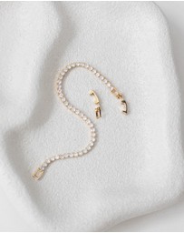 The White Collection - Abbie - Delicate Gold Tennis Bracelet