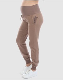 Angel Maternity - Calla Maternity Tracksuit Set Toffee