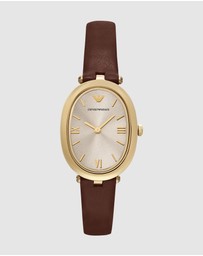 Emporio Armani - Brown Analogue Watch