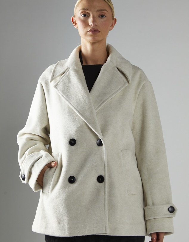 Glamorous - Double-Breasted Short-Coat