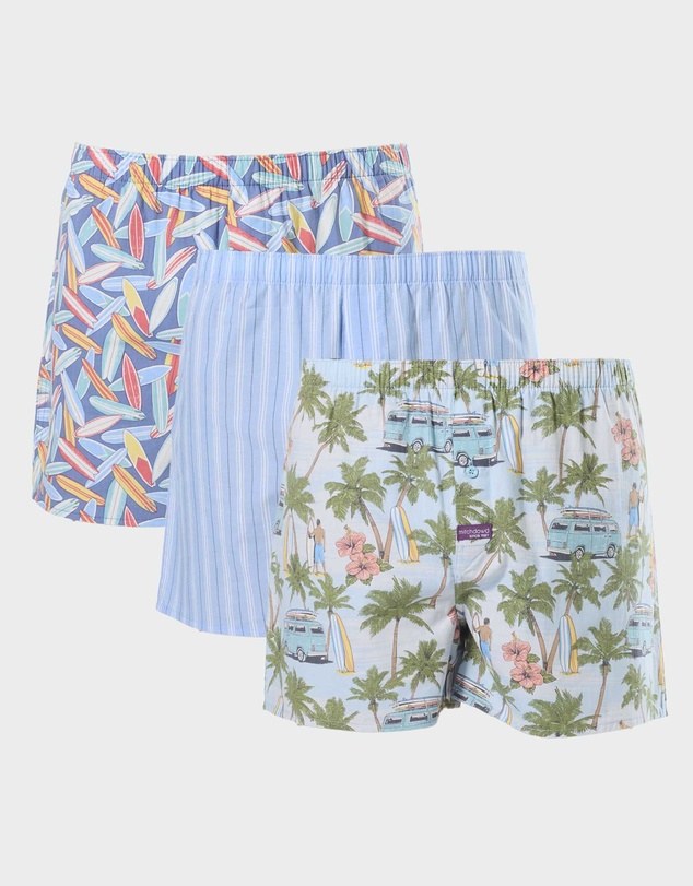 Mitch Dowd - Mitchdowd Surf Board Van 3 Pack Mens Boxer Shorts