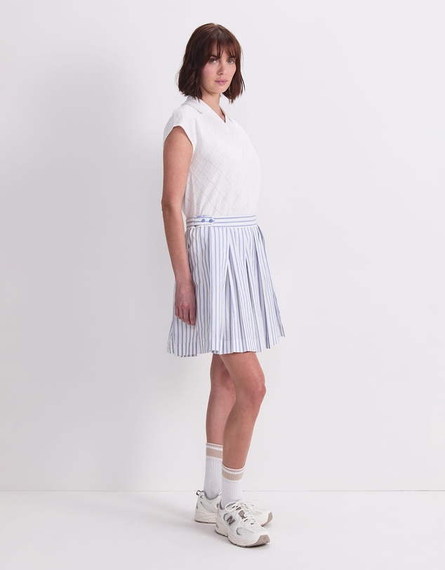 Sportscraft - Logo Stripe Tennis Skirt