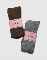 Belle & Bloom - Go For It 2 Pack Socks