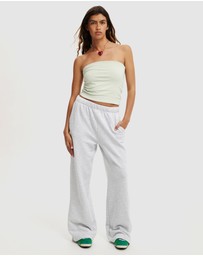 Cotton On - Classic Fleece Wide Leg Sweatpants
