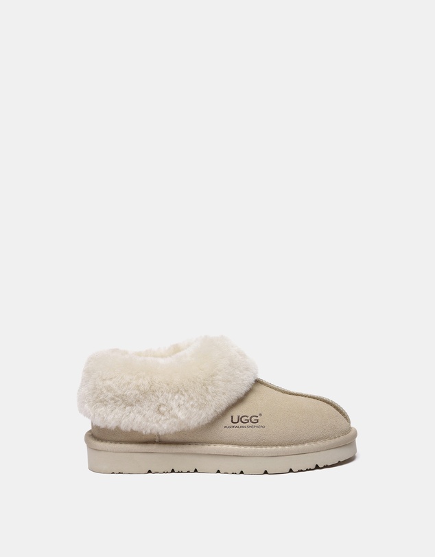 EVERAU - Australian Shepherd Ugg Homey Special Cow Suede Upper House Shoes