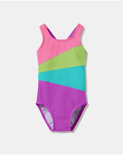 Speedo - Radiating Splice Swimsuit - Babies-Kids