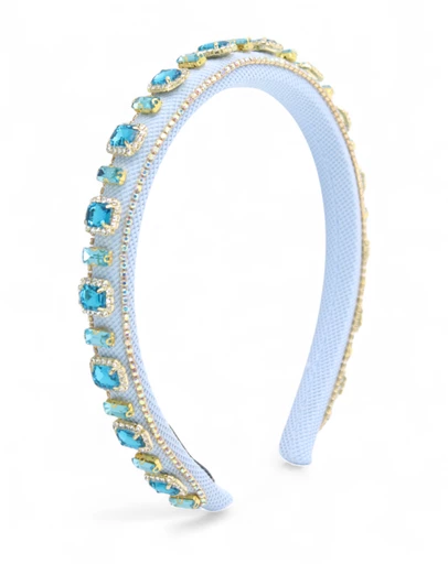 Morgan & Taylor - Laurel Headband in Blue