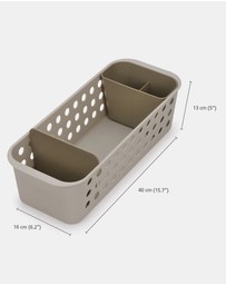 Joseph Joseph - EasyStore™ Slimline Bathroom Storage Basket (Ecru)