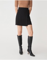 Forcast - Nikki Mini Wrap Skirt
