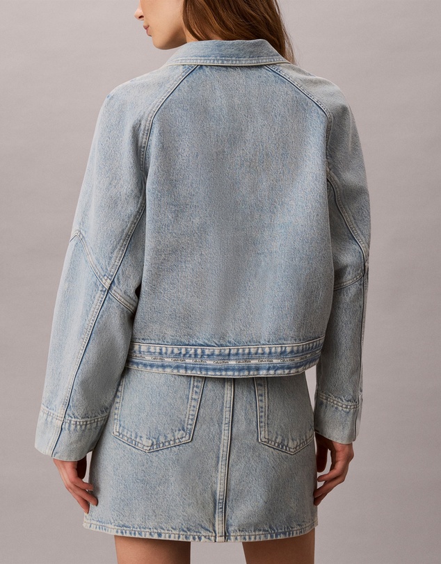Calvin Klein Jeans - Denim Logo Tape Boxy Jacket