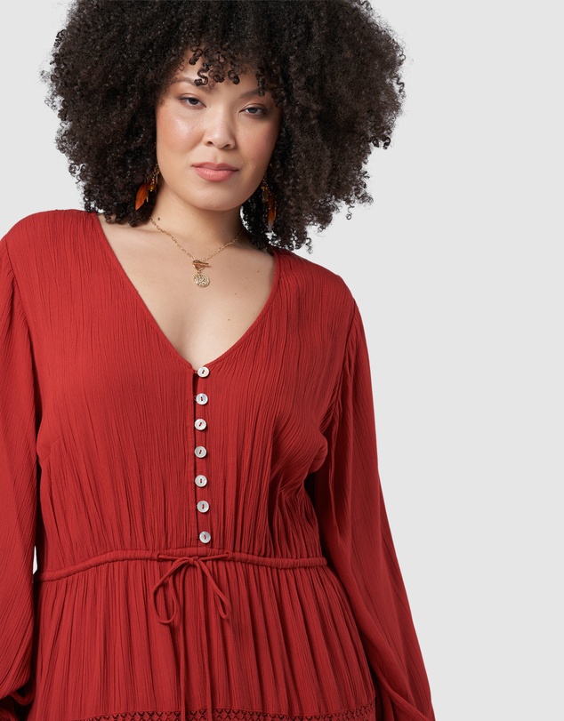 The Poetic Gypsy - Free Lace Maxi Dress