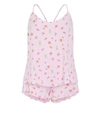 City Chic - Kitty Berry Print Pyjama Set