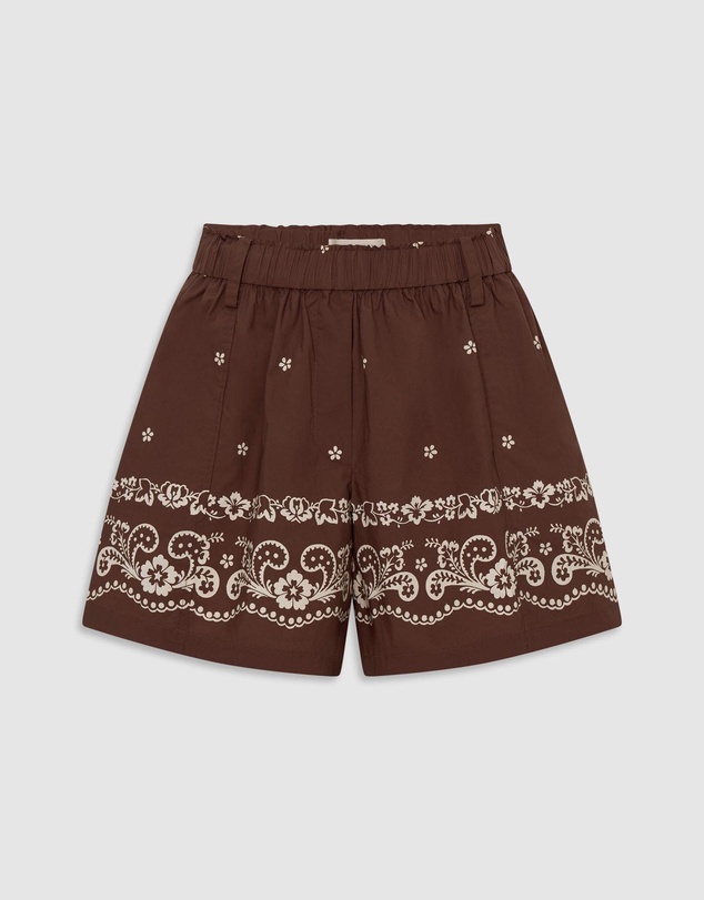 Oroton - Floral Bandana Shorts