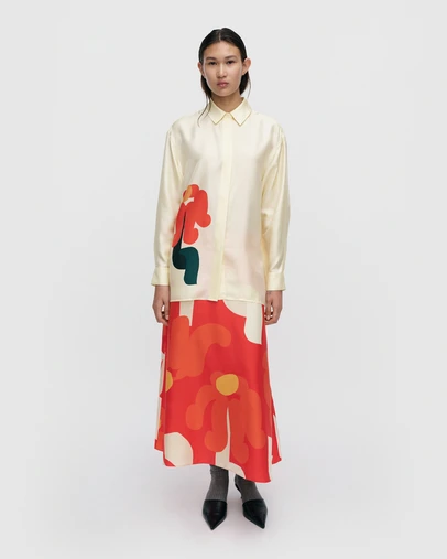 Marimekko - Koostumus Kukkahattu Skirt