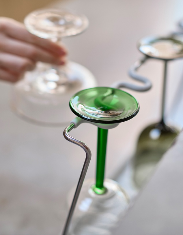 Joseph Joseph - DrySmart Folding Wine Glass Drying Rack
