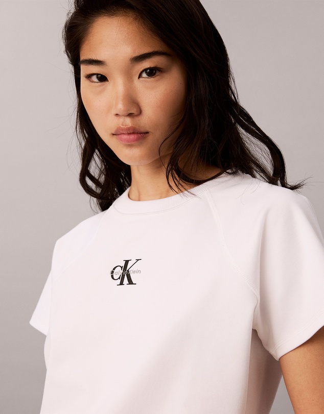Calvin Klein Jeans - Monologo Interlock Cropped Tee
