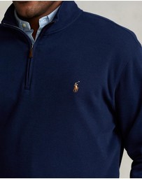 Polo Ralph Lauren - ICONIC EXCLUSIVE - Plus Estate-Rib Quarter-Zip Pullover