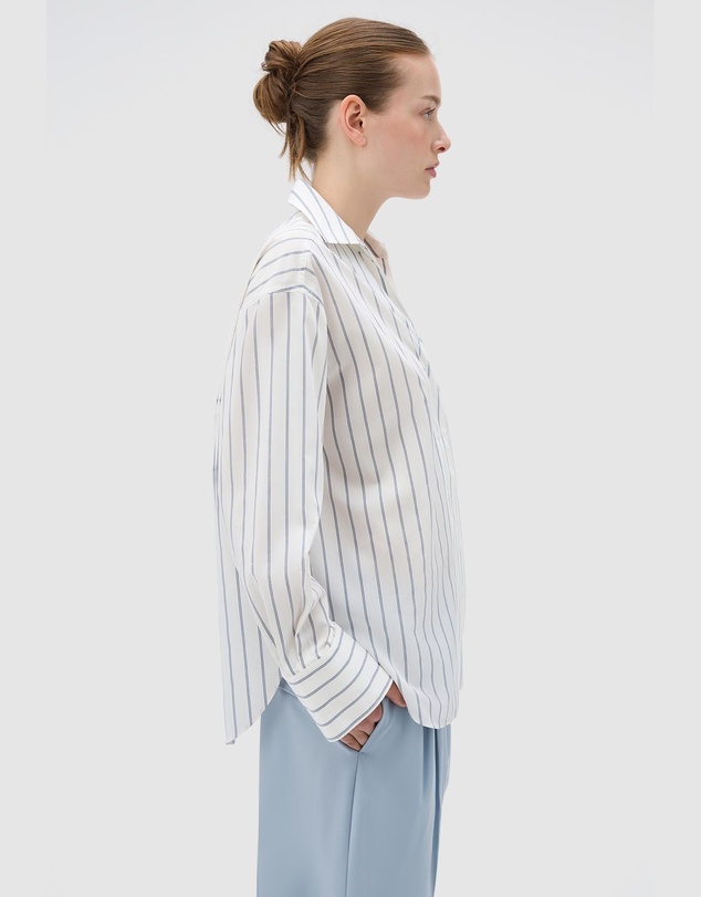 Oroton - Fluid Stripe Shirt