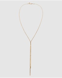 Elli Jewelry - Necklace Y-Chain 925 Sterling Silver Gold-Plated