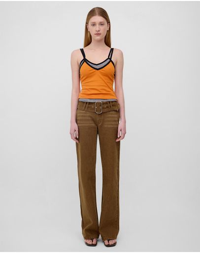 Orange & Grey Marle