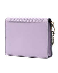 Pre-Loved by Azura Reborn - Pre-Loved Nappa Intrecciato Studded Wallet on Chain