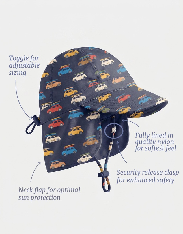 Toshi - Swim Flap Cap Pirate - Babies-Kids