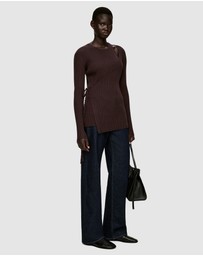 ARKET - Ribbed Wrap Top