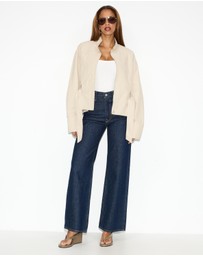 Dazie - Emery Funnel Neck Jacket