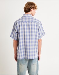 Insight - Dazed Ombre Check Shorts Sleeve Shirt