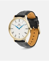 Daniel Wellington - Classic 40mm Roman Numerals Date Croc Belly
