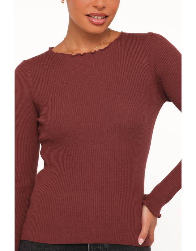 Petal & Pup - Kya Knit Top - Chocolate