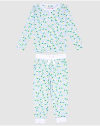 Sant And Abel - Kids Daisy Jersey Long PJ Set