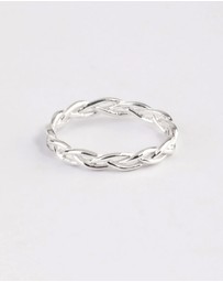 Lovisa - Sterling Silver Braided Ring