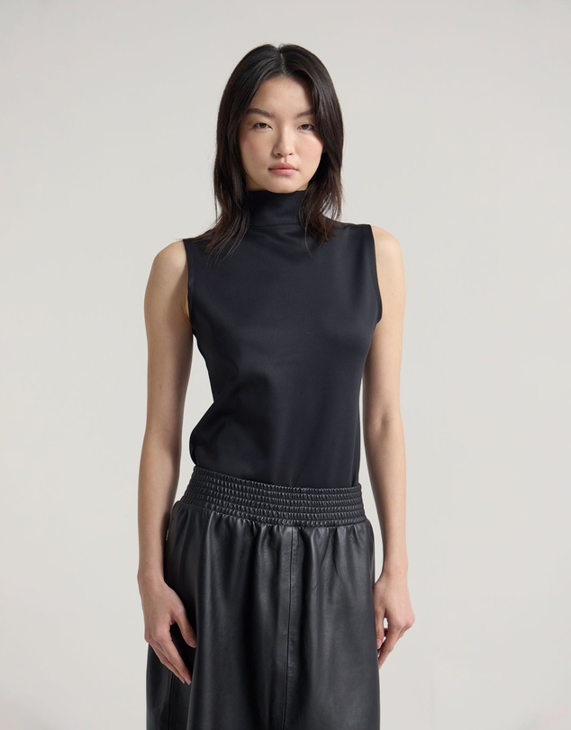 Oxford - Jaya Leather Midi Skirt