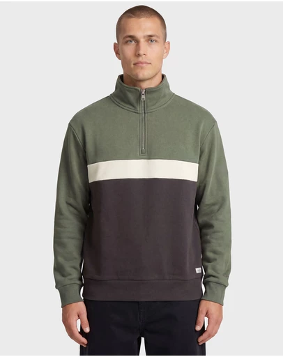 Academy Brand - Academy Contrast 1/4 Zip Sweat
