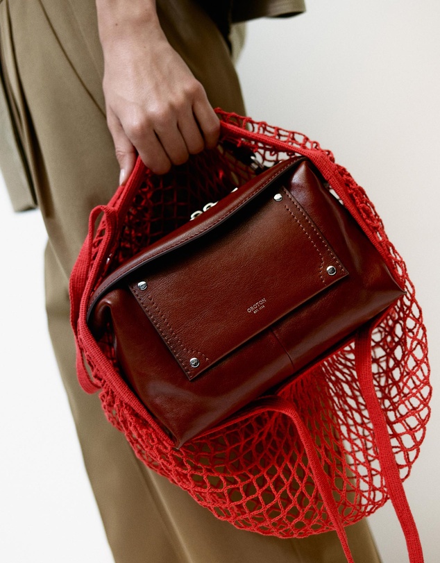 Oroton - Mica Small Bowler Veg Leather