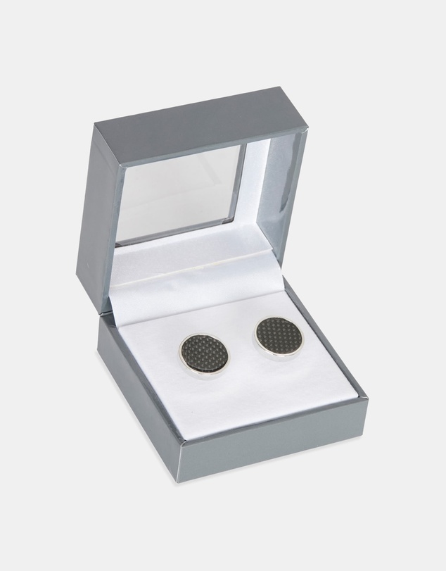 Van Heusen - Circle Black Cufflinks