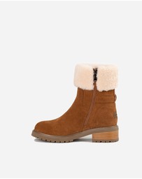 Ozwear Connection Uggs - Ugg Violet Ankle Zip Boots