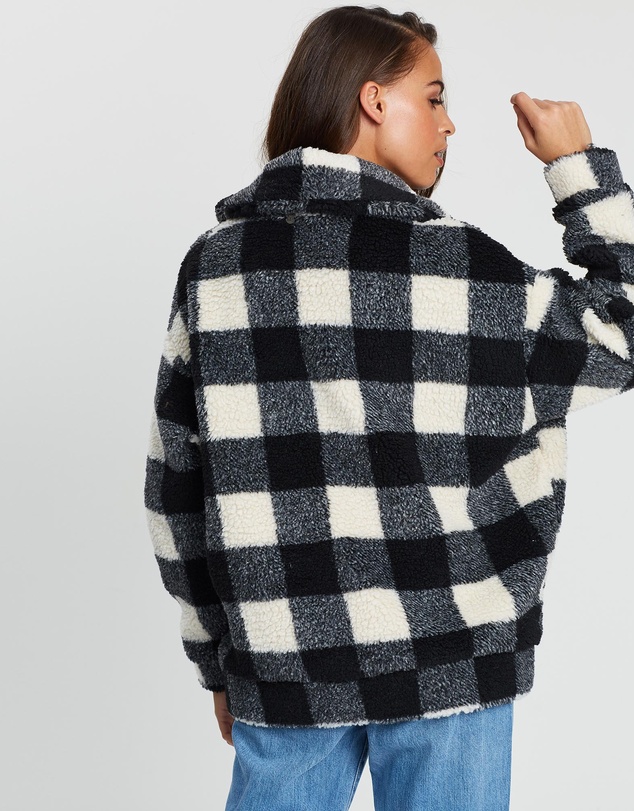 All About Eve - Checker Teddy Jacket