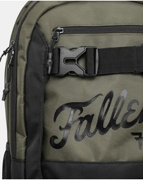Fallen Footwear - Fallen Footwear Fury Board Nylon Ripstop Backpack 24L Unisex - Olive / Black