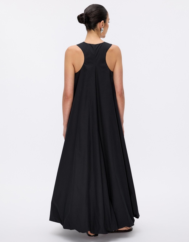 Minima Esenciales - Luna Cotton Bubble Hem Maxi Dress