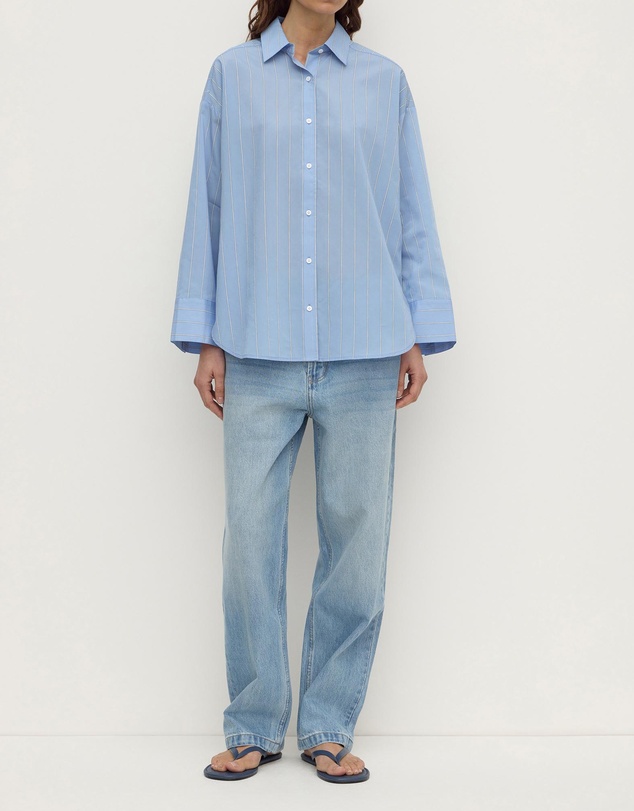 Assembly Label - Delaney Italian Stripe Shirt