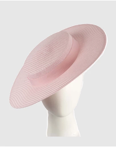 Max Alexander - Pink Boater Hat