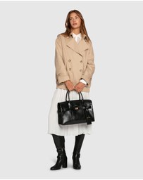Belle & Bloom - Weekend Trench Bomber Jacket