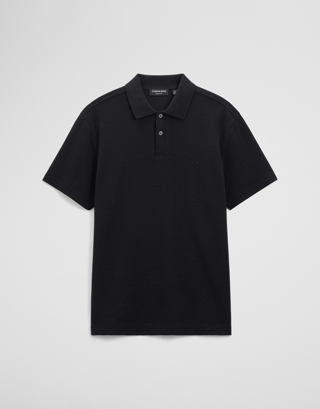 Country Road - Short Sleeve Waffle Button Polo